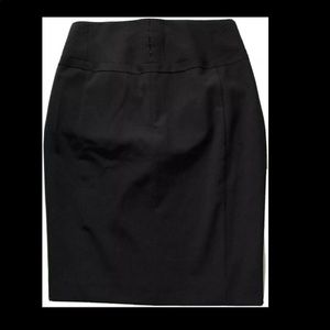 Express Design Studio Black Pencil Skirt Size 10 Banded High Waist